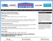 Tablet Screenshot of mysouthpointstorage.com